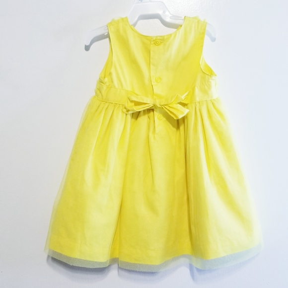 Carter's Yellow Rosette Dress Size 12M - Picture 7 of 10